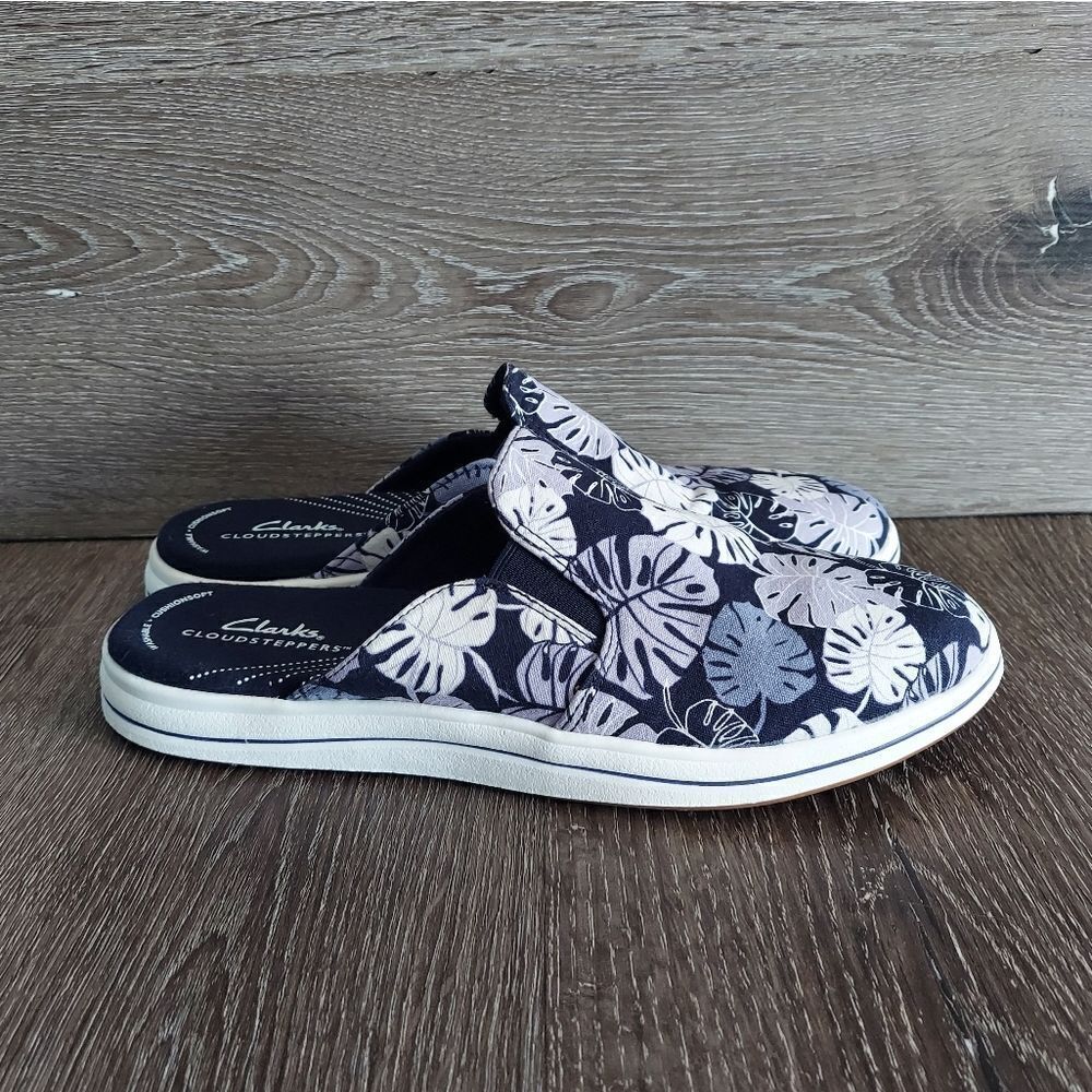 Clarks Breeze Shore Mule, Lavender Combi,  8.5M